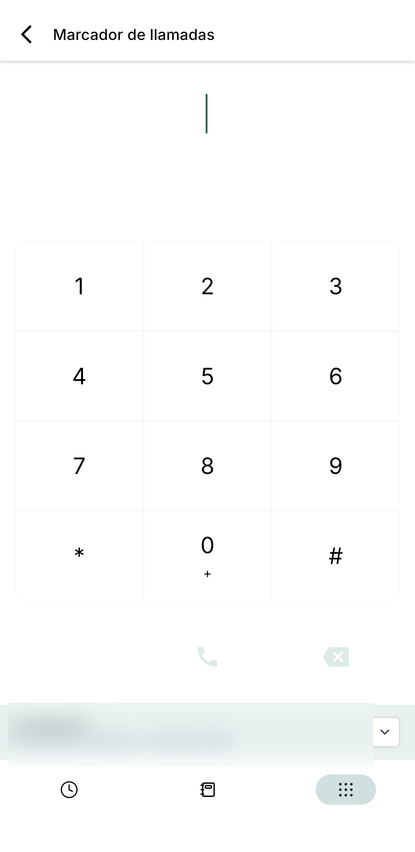 La pantalla del marcador de la app